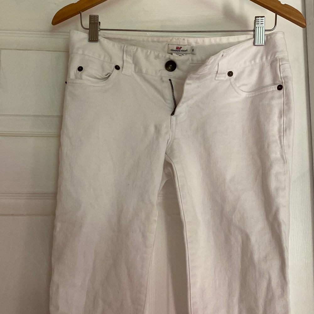 White vineyard vines jeans! Size 0!